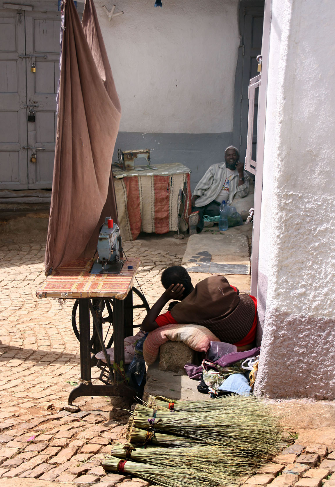 Street tailors, Harar Ethiopia