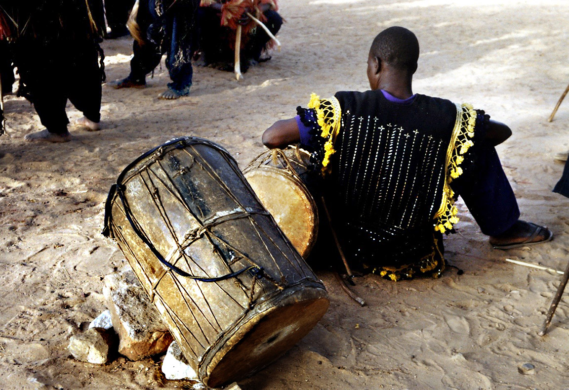 Dogon Drummer, Bandiagara, Mali