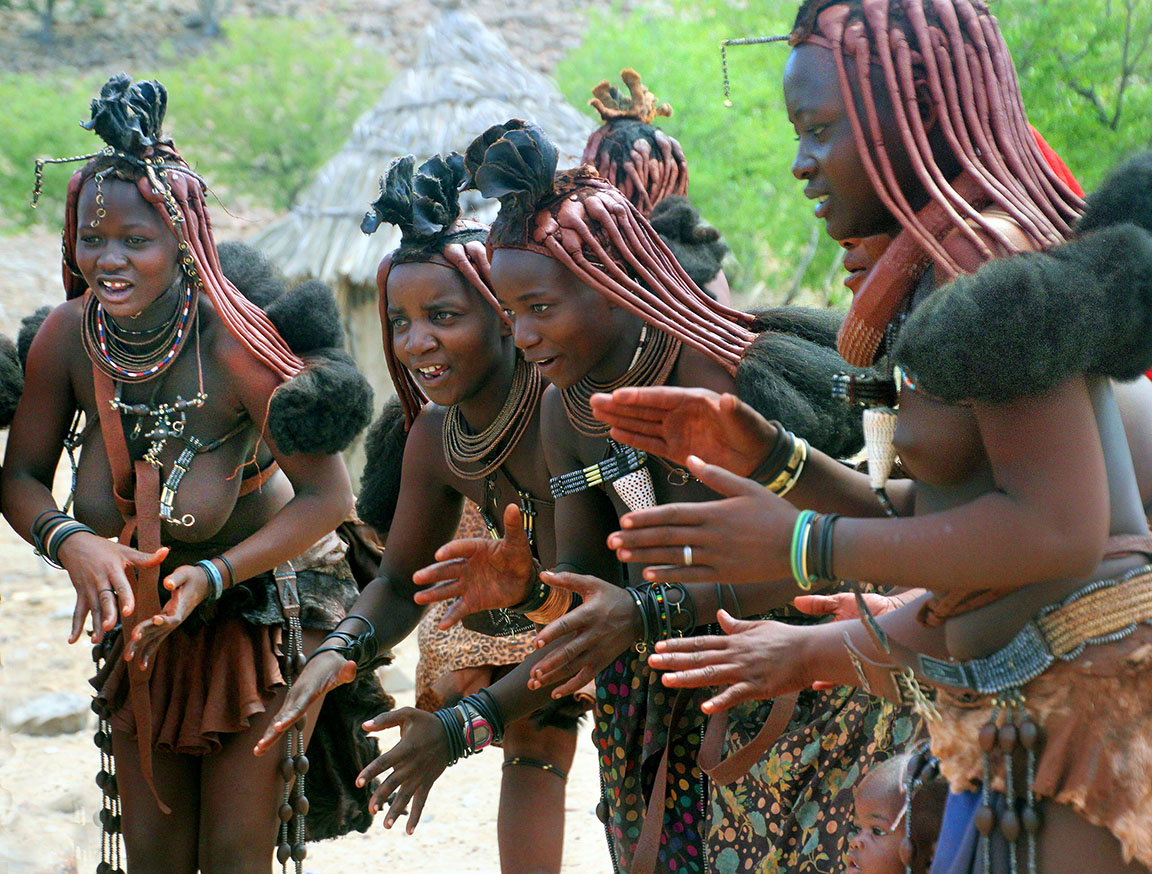 Himba womens dance, Namibia