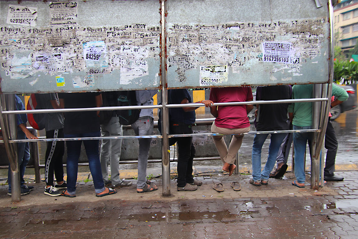 Bus stop, Mumbai